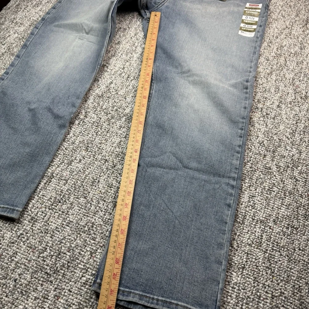 Wrangler Jeans Mens 40x32 Five Star Premium Slim Straight Blue Denim NWT